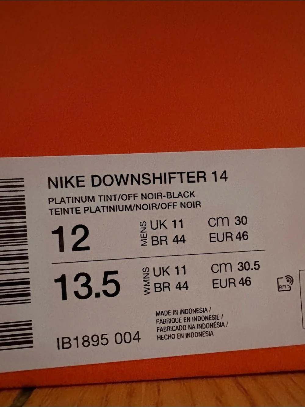 Nike Downshifter 14 Blue Orange White Mens Running Shoe Sneaker MULTIPLE SIZES